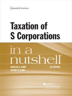 cover image of Taxation of S Corporations in a Nutshell